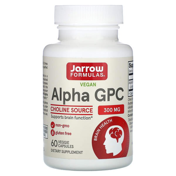 Jarrow Formulas Alpha GPC 300mg 60 VCaps
