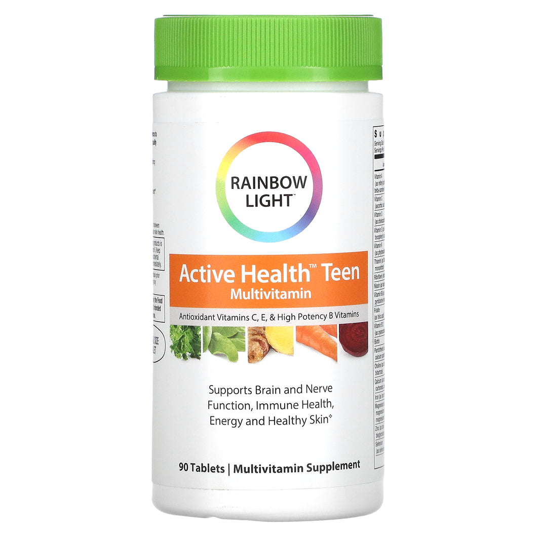 Rainbow Light Active Health Teen Food Based Multivitamin 90 Tablets