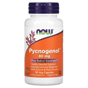 Now Foods Pycnogenol 60mg 50 Veggie Capsules