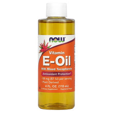 Load image into Gallery viewer, NOW Foods, Vitamin E-Oil with Mixed Tocopherols, 4 fl oz (118 ml)