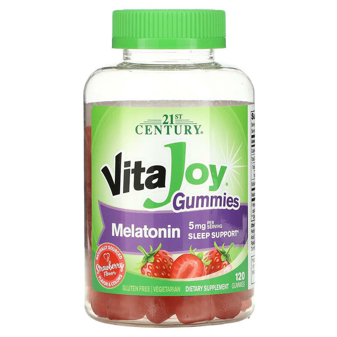 21st Century VitaJoy Melatonin Gummies 5mg, per serving 120 Gummies