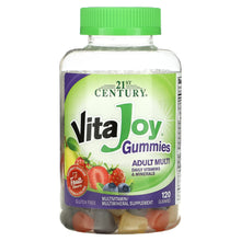Load image into Gallery viewer, 21st Century, VitaJoy Gummies, Adult Multivitamin, Fruit Flavor, 120 Gummies