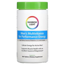 Load image into Gallery viewer, Rainbow Light, Men&#39;s Multivitamin for Performance Energy , 180 Tablets