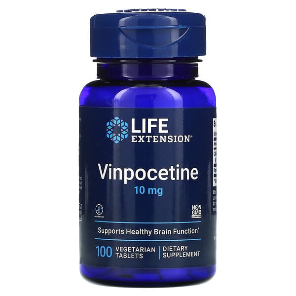 LIfe Extension, Vinpocetine, 10 mg, 100 Vegetarian Tablets ... VOLUME DISCOUNT