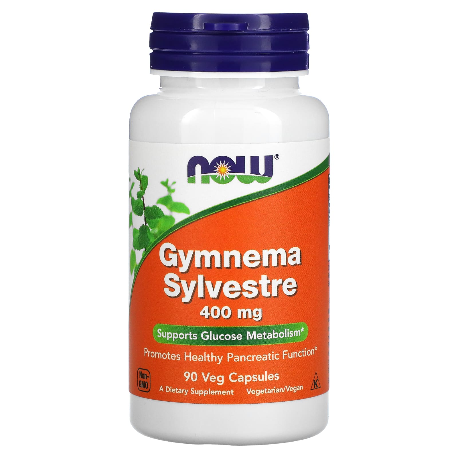 Now Foods Gymnema Sylvestre 400 mg 90 Veggie Capsules