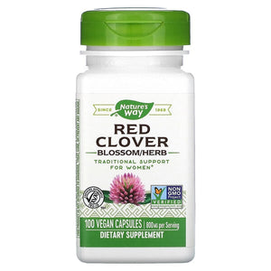 Nature's Way Red Clover Blossom & Herb 400 mg 100 Capsules
