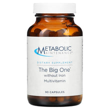 Load image into Gallery viewer, Metabolic Maintenance, The Big One Without Iron Multivitamin, 90 Capsules