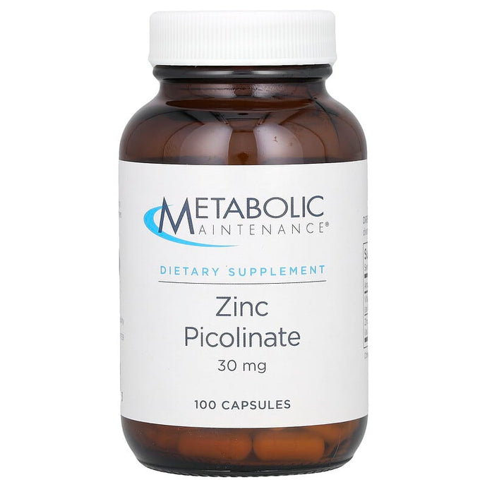 Metabolic Maintenance, Zinc Picolinate, 30 mg, 100 Capsules