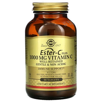 Solgar Ester-C Plus Vitamin C 1000mg 90 Tablets