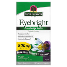 Load image into Gallery viewer, Nature&#39;s Answer, Eyebright, 800 mg, 90 Vegetarian Capsules (400 mg per Capsule)