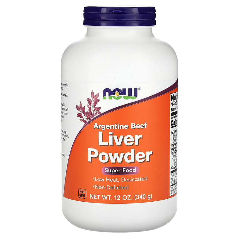 NOW Foods, Argentine Beef Liver Powder, 12 oz (340 g) By NOW Foods