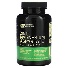 Load image into Gallery viewer, Optimum Nutrition, Zinc Magnesium Aspartate, 90 Capsules
