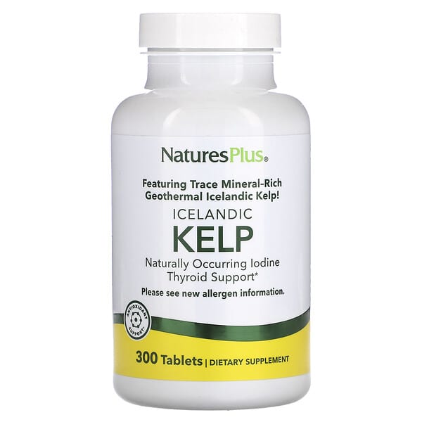 Nature's Plus, Kelp, 300 Tablets