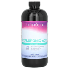 Load image into Gallery viewer, NeoCell, Hyaluronic Acid With Vitamin C, Berry Liquid, 16 fl oz (473 ml)