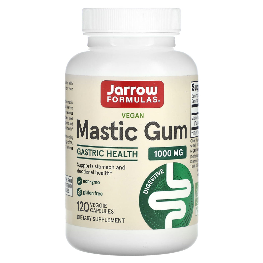 Jarrow Formulas, Vegan Mastic Gum, 1,000 mg, 120 Veggie Capsules