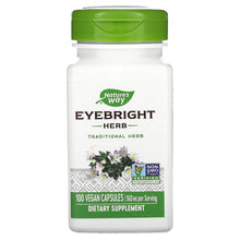 Load image into Gallery viewer, Nature&#39;s Way, Eyebright Herb, 560 mg, 100 Vegan Capsules (280 mg Per Capsule)