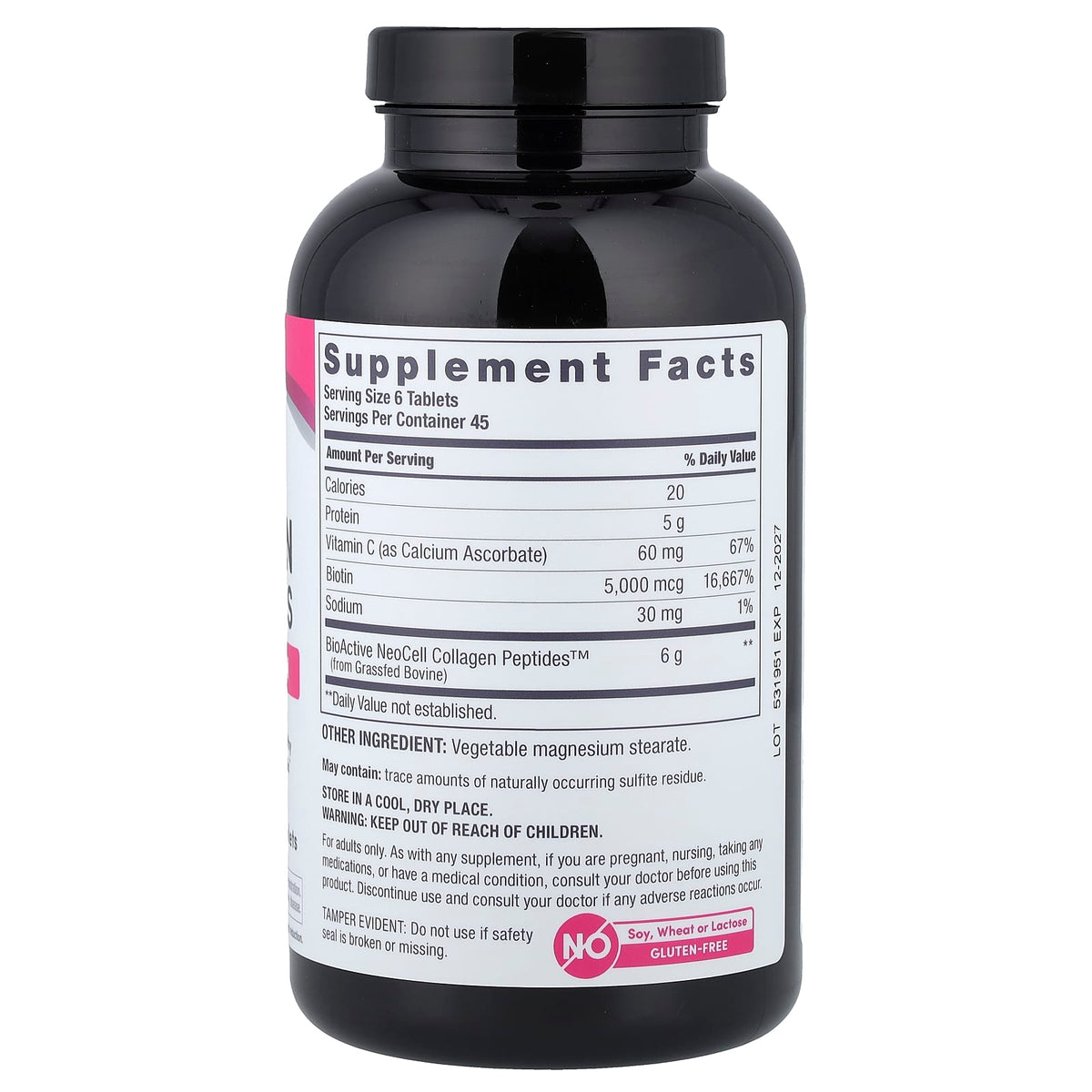 NeoCell, Super Collagen, + Vitamin C & Biotin, 270 Tablets