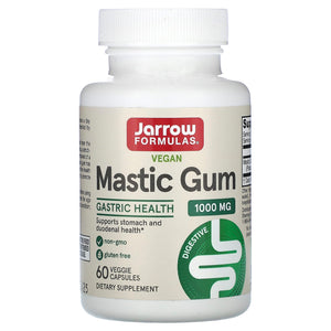 Jarrow Formulas Mastic Gum NATURAL Mediterranean Tree Resin 500 mg 60 Capsules