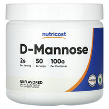 Load image into Gallery viewer, Nutricost, D-Mannose, Unflavored, 3.5 oz (100 g)