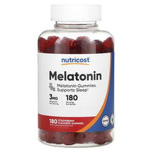 Load image into Gallery viewer, Nutricost, Melatonin, Strawberry gummies