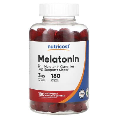 Nutricost, Melatonin, Strawberry gummies
