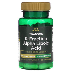 Swanson, R-Fraction Alpha Lipoic Acid, Double Strength, 100 mg, 60 Capsules