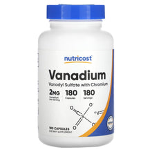 Load image into Gallery viewer, Nutricost, Vanadium , 2 mg , 180 Capsules