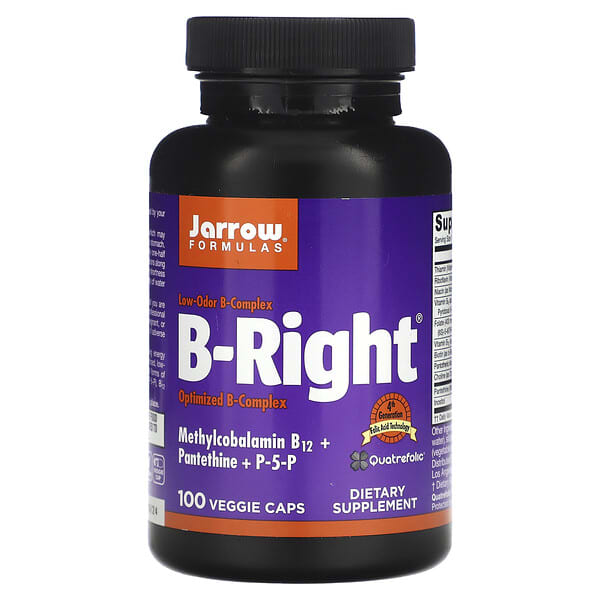 Jarrow Formulas, B-Right, 100 Veggie Caps