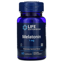 Load image into Gallery viewer, Life Extension Melatonin 1mg 60 Capsules