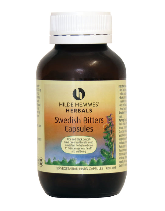 Hilde Hemmes Herbal's, Swedish Bitters, 120 Capsules