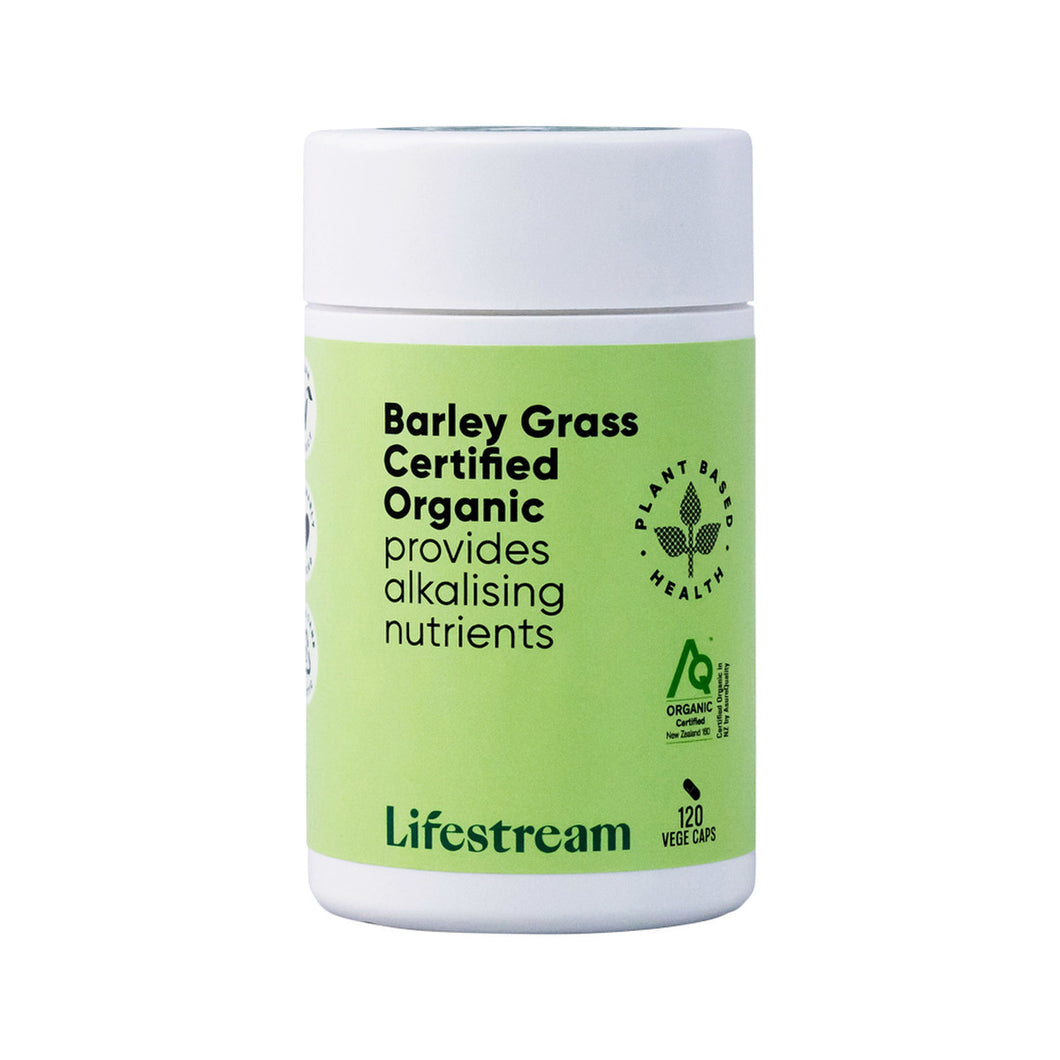 Lifestream Barley Grass Certified Organic 120vc