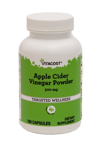 Vitacost Apple Cider Vinegar Powder -- 500 mg - 180 Capsules