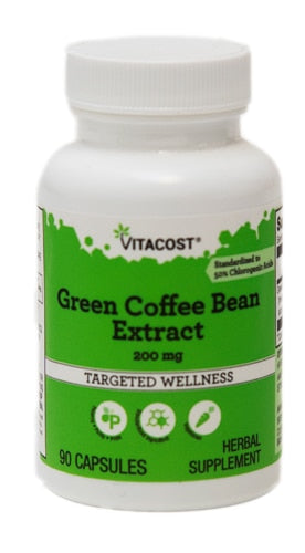 Vitacost Green Coffee Bean Extract -- 200 mg - 90 Capsules