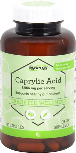 Vitacost-Synergy Caprylic Acid -- 1996 mg - 100 Capsules