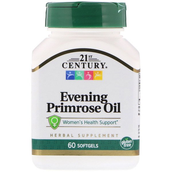 Buy 21st Century Evening Primrose Oil Women's Health Support 60 Softgels Online - Megavitamins Online Supplements Store Australia