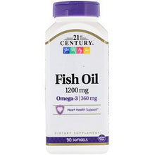 Load image into Gallery viewer, Buy 21st Century Fish Oil 1200mg 90 Softgels Online - Megavitamins Online Supplements Store Australia