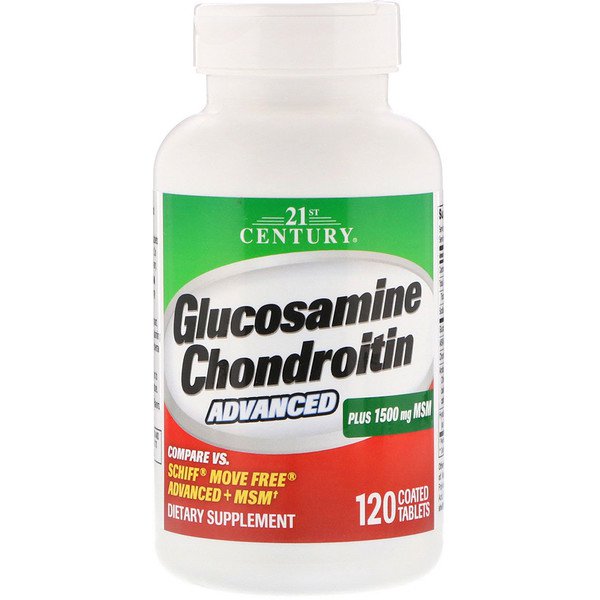  Buy 21st Century Glucosamine Chondroitin Advanced 120 Coated Tablets Online - Megavitamins Online Supplements Store Australia