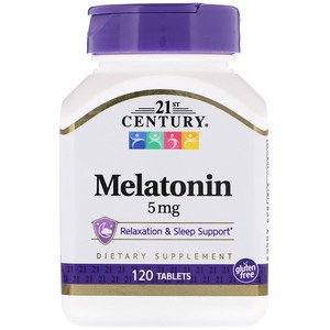 Buy 21st Century Melatonin 5mg 120 Tablets Online - Megavitamins Online Supplements Store Australia