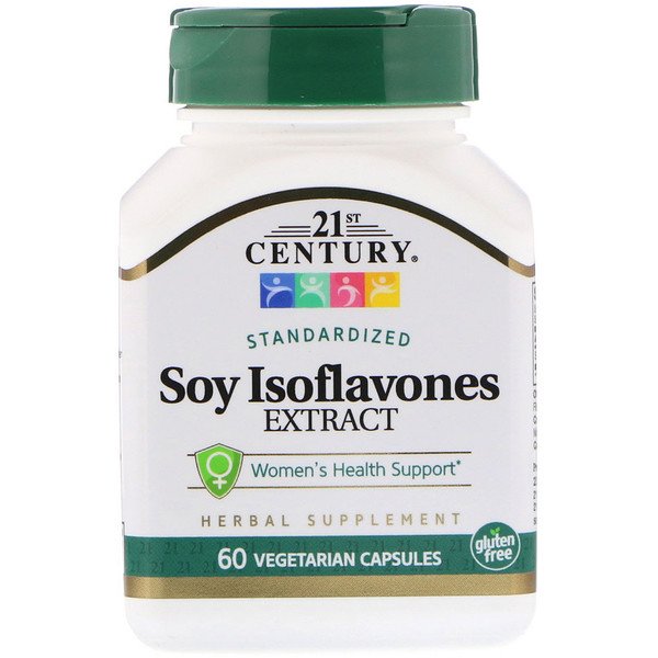 Buy 21st Century Soy Isoflavones Extract Standardized 60 Vegetarian Capsules Online - Megavitamins Online Supplements Store Australia