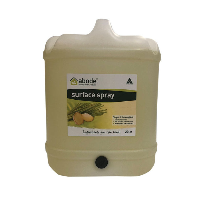 Buy Abode Dish Liquid Concentrate Ginger & Lemongrass 20L Drum With Tap Online - Megavitamins Online Supplements Store Australia