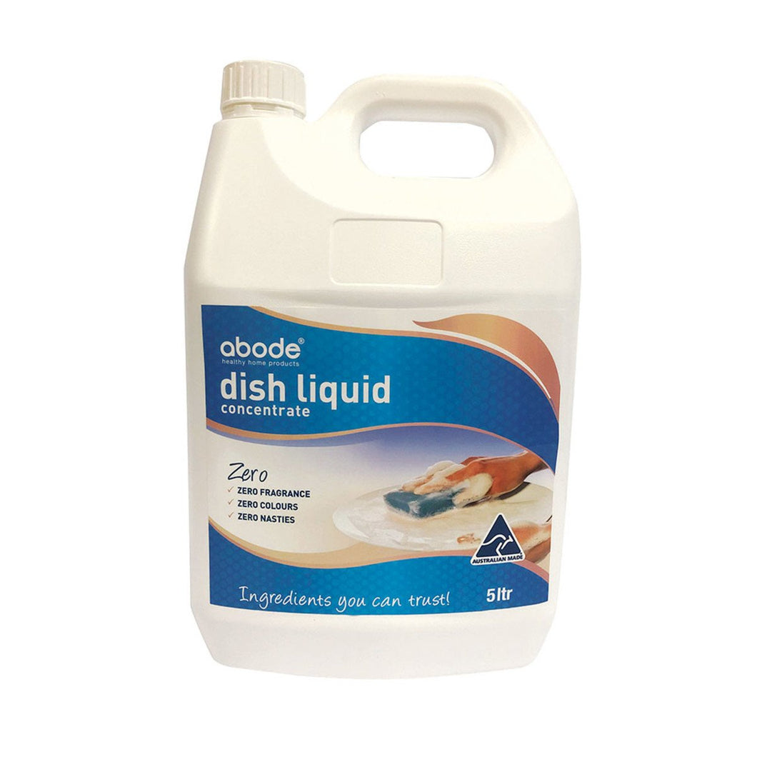 Buy Abode Dish Liquid Concentrate Zero 5L Online - Megavitamins Online Supplements Store Australia