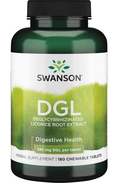 Swanson, DGL, 385 mg, 180 Chewable Tablets