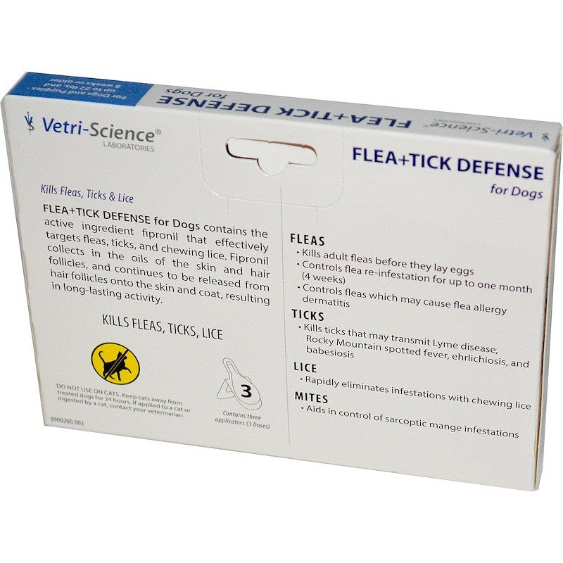 Shop 21st Century Flea + Tick Defense for Dogs up to 22 lbs. 3 Applicators 0.023 fl oz Each Online - Megavitamins Online Supplements Store Australia