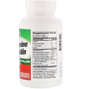 Shop 21st Century Glucosamine Chondroitin Advanced 120 Coated Tablets Online - Megavitamins Online Supplements Store Australia