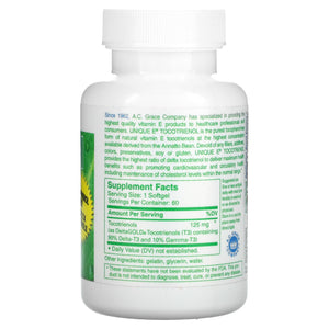 Shop A.C. Grace Company Unique Tocotrienol 60 Softgels Online - Megavitamins Online Supplements Store Australia