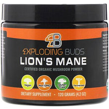 Load image into Gallery viewer, Exploding Buds Lion&#39;s Mane Certified Organic Mushroom Powder 4.2 oz (120g)