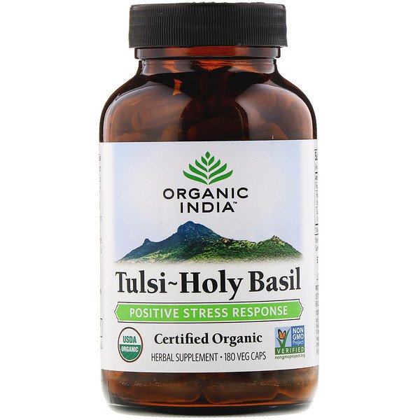 Organic India Tulsi-Holy Basil 180 Veg Caps