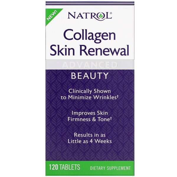 Natrol Collagen Skin Renewal 120 Tablets