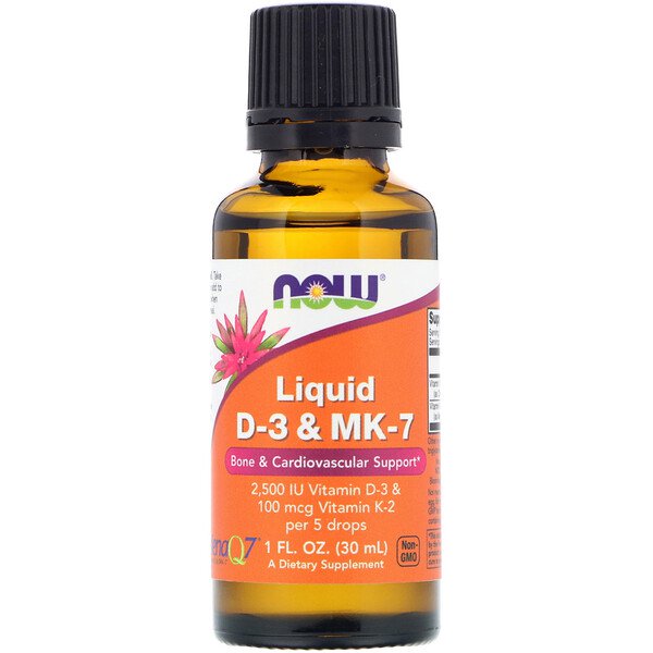 Now Foods Liquid D-3 & MK-7 1 fl oz (30ml)