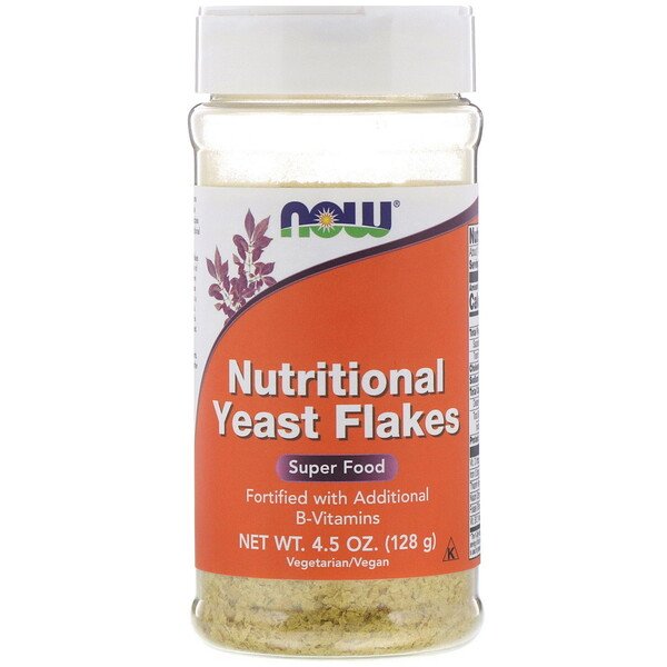 Now Foods Nutritional Yeast Flakes 4.5 oz (128g)